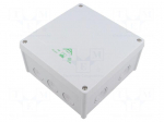 Enclosure: junction box | X: 152mm | Y: 152mm | Z: 80mm | IP66 | grey | ABOX