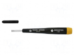Screwdriver: precision | trimmer | slot | 3x0.7mm | Blade length: 20mm