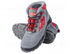 Boots | Size: 45 | grey-red | chamois | bad weather,slip
