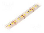 LED tape | white warm | 2835 | LED/m: 120 | 10mm | IP68 | 120&deg; | 6W/m | 12VDC
