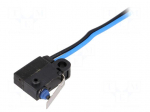 Microswitch SNAP ACTION | with lever | SPST-NO | 0.1A/125VAC | Pos: 2