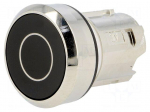 Switch: push-button | Stabl.pos: 1 | 22mm | black | Illumin: none | IP67