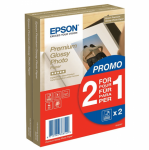 Epson Photo Paper 10 x 15 Premium Glossy 255g 2 x 40 Sheets