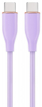 Cable Gembird Premium silicon USB Type-C Male - USB Type-C Male 1.5m Violet