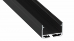Profile LUMINES type Sileda black lacquered 3 m