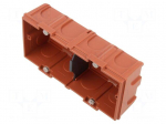 Enclosure: junction box | X: 145mm | Y: 71mm | Z: 40mm | plastic | IP20