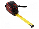 Measuring tape | L: 5m | Width: 19mm | strengthened construction