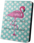 Book case iLike Flamingo and dots for tablet 9-10