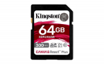 Kingston Canvas React Plus 300/260 UHS-II U3 Memory Card 64GB