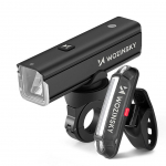 Accessory for electric vehicle Wozinsky Wozinsky WSBLB3 Front (1000 lm) and Rear USB-C Bike Light Set - Black