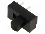 Switch: slide | Pos: 2 | DPST | 6A/125VAC | 1A/125VDC | ON-OFF | S