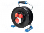 Cable reel | CEE 7/3 (F) socket,IEC 60309 3P+N+PE socket | 16A