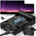 S&uuml;learvutid, s&uuml;learvutid, tarvikud // S&uuml;learvuti tarvikud // Adapter konwerter hdmi do scart przejści&oacute;wka sygnalu eurozłącze av euro fhd -e281