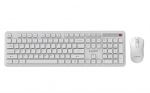 Gembird KBS-WPS-01 Slim Pro Business wireless desktop set, white, US layout