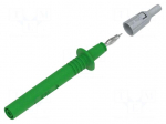 Measuring tip | green | Tip diameter: 4mm | Socket size: 4mm