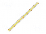 COB LED tape | white warm/cold white | LED/m: 640 | 10mm | white PCB