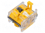 Contact block | 22mm | 04 | front fixing | screw terminals | 500VAC