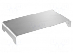 Monitor stand | 10kg | silver | metal | 400x210x63mm | monitor x1