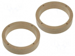 Spacer ring | MDF | 165mm | &Scaron;koda,VW | impregnated,varnished