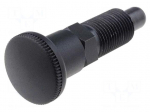 Indexing plungers | Thread: M16 | Plating: black finish | 10mm