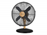 Cecotec EnergySilence 600 WoodDesk | Desktop Fan | Table Fan | 40 W | Diameter 30 cm | Number of speeds 3 | Oscillation | Beige/Black