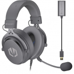 ENDORFY VIRO Plus USB Alt grey, Gaming Headset dark grey, USB-A, 3.5 mm jack, 7.1 USB sound card
