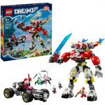 LEGO 71497 DREAMZzz Cooper's Tiger Mech and Zero's Hot Rod car