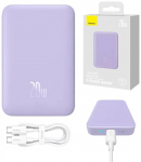Baseus Magnetic Mini Power Bank 10000mAh 20W MagSafe / purple