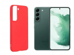 Fusion soft matte back case silikona aizsargapvalks Samsung S906 Galaxy S22 Plus + sarkans