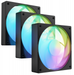 Fan Fury SAI S12 PWM ARGB Black 3-Pack