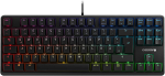DE layout - CHERRY G80-3000N RGB TKL, Keyboard (black, CHERRY MX Silent Red)