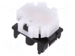 Switch: keypad | Pos: 2 | SPST-NO | 0.1A/28VDC | white | none | THT | 0.7N