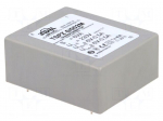 Transformer: encapsulated | 6VA | 230VAC | 6V | 6V | 0.5A | 0.5A | IP00