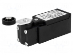 Limit switch | lever R 27mm, plastic roller &Oslash;18mm | NO + NC | 10A