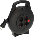 Brennenstuhl 1093900 power extension 10 m 4 AC outlet(s) Indoor Black