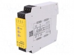 Module: safety relay | 24VAC | Contacts: NC + NO x3 | Mounting: DIN