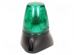 Signaller: lighting-sound | 20&divide;30VDC | 20&divide;30VAC | 8x LED | green | IP65