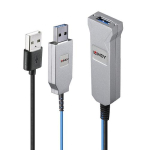 USB-kaabel Lindy USB-A - 2x USB-A 30 m Blue (43345)