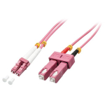 LINDY LWL-duplekskaabel LC/SC OM4 10m 50/125&micro;m multimood