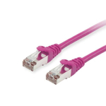 Kaabel Patchkabel Cat6 S/FTP 2xRJ45 25.00m purple LSZH pol&uuml;kotis