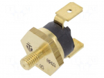 Sensor: thermostat | Output conf: SPST-NC | 140&deg;C | 16A | 250VAC | &plusmn;5&deg;C