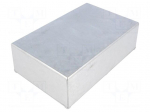 Enclosure: multipurpose | X: 118mm | Y: 187mm | Z: 56.5mm | aluminium