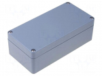 Enclosure: multipurpose | X: 80mm | Y: 160mm | Z: 55mm | ABS | dark grey