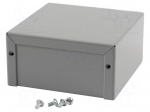 Enclosure: multipurpose | X: 102mm | Y: 102mm | Z: 51mm | 1411 | aluminium
