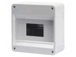 Enclosure: for modular components | IP40 | wall mount | white | 40 CD