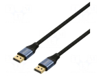 Cable | DisplayPort plug,both sides | textile | DisplayPort 2.1