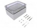 Enclosure: multipurpose | X: 122mm | Y: 162mm | Z: 90mm | TG ABS | ABS