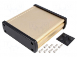 Enclosure: multipurpose | X: 113.7mm | Y: 119mm | Z: 35.2mm | aluminium