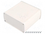 Enclosure: multipurpose | TEKAM | X: 106mm | Y: 110mm | Z: 45mm | grey
