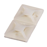 Kabeļu saites pamatne 262160 19x19mm 3.6mm balta 100gab./iepak.